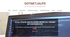 Desktop Screenshot of dotnetjalps.com